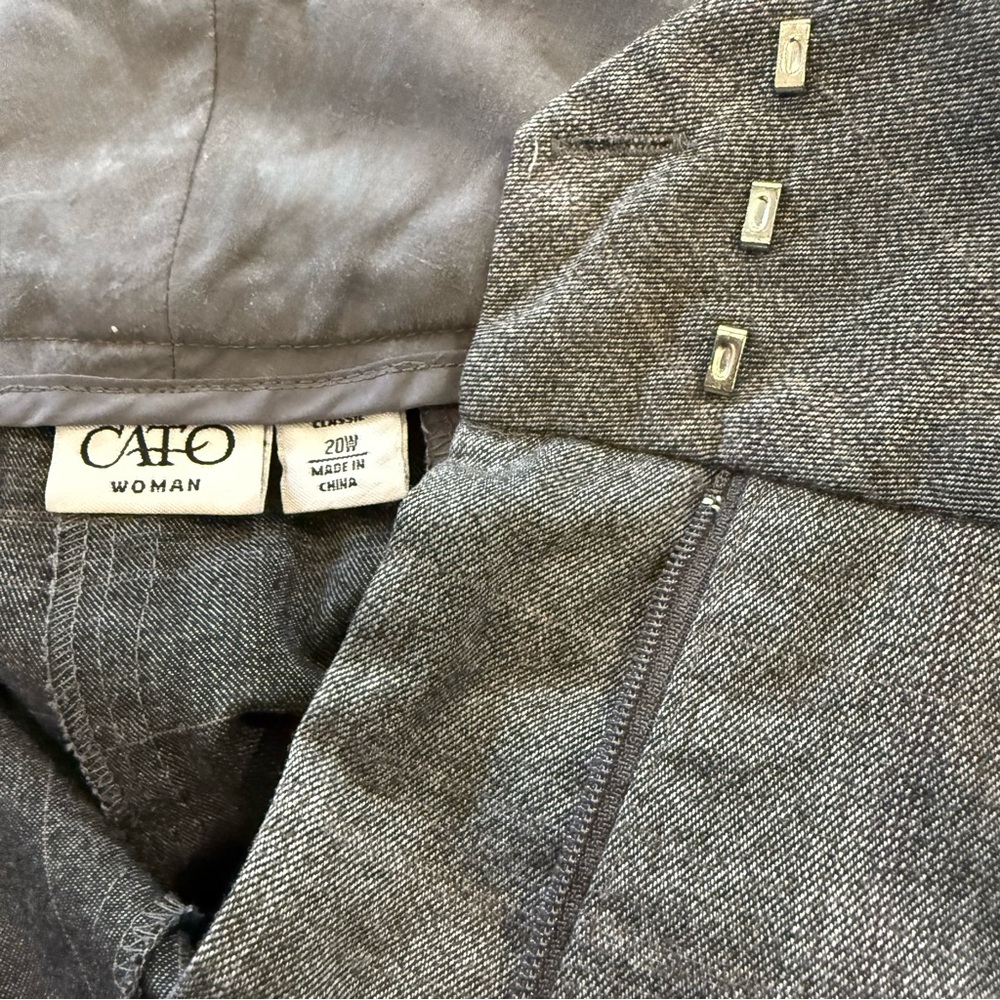 Cato Grey Houndstooth Dress Pants - Picture 3 of 3
